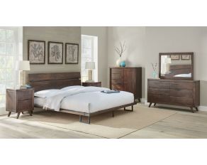 Pasco Panel Bedroom Set in Cocoa