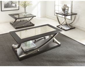 Ramsey Occasional Table Set in Ebony