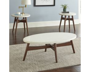 Serena Silverstone Occasional Table Set in Cherry