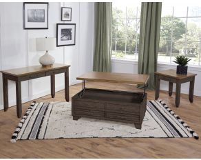 Bear Creek Occasional Table Set in Brown