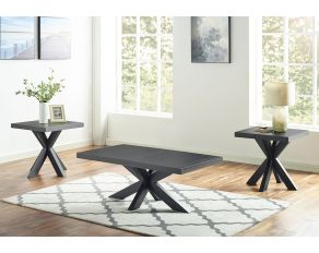 Harris Occasional Table Set in Ebony