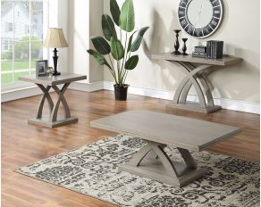 Jocelyn Occasional Table Set in Grey