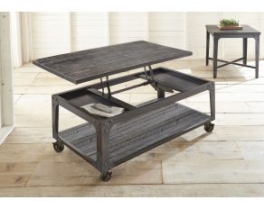 Sherlock Occasional Table Set in Dark Charcoal