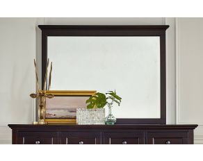 A-America Westlake Master Mirror in Dark Mahogany