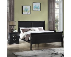 Louis Philip Bedroom Collection in Black