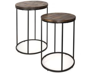 Allieton Set of 2 Accent Tables in Multi