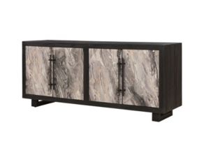 Lakenwood Accent Cabinet in Black Gray and Ivory