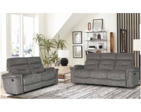 Diesel Manual Reclining Collection in Cobra Grey