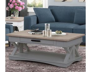 Americana Modern Occasional Table Set in Dove