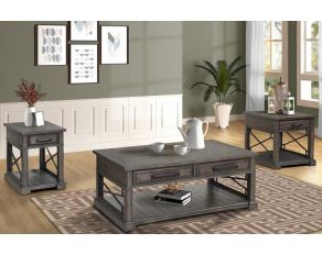 Sundance Occasional Table Set in Smokey Grey