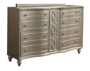 Regency Park Dresser in Pearlized Silver