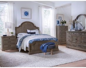 Meadow Panel Bedroom Collections in Weathered Gray