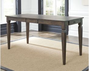 Kingston Gathering Height Leg Table in Dark Grey