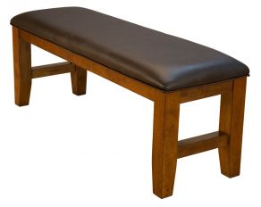 Mason Upholstered Bench in Brown