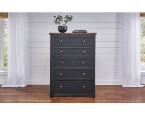 Stormy Ridge Chest in Chicory and Slate Black