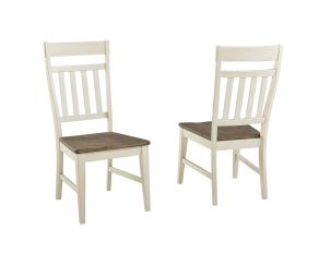 Bremerton Splatback Chair Set of 2 in Saddledust Oyster