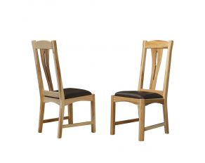 Cattail Bungalow Comfort Side Chair Set of 2 in Natural