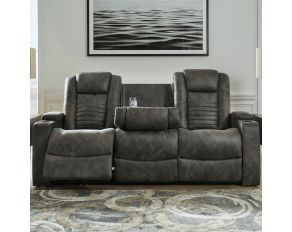 Soundcheck Power Reclining Sofa in Storm Gray