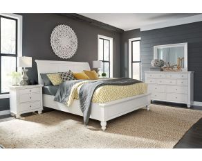 Cambridge Sleigh Bedroom Collections in White