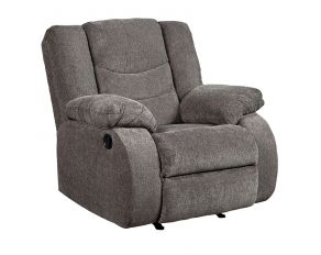 Ashley Furniture Tulen Rocker Recliner in Gray