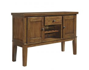 Ashley Furniture Ralene Server in Medium Brown