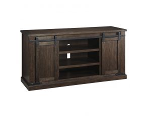 Ashley Furniture Budmore Large TV Stand in Rustic Brown