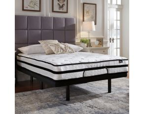 Chime 10 Inch Hybrid Queen Mattress in White