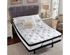 Chime 12 Inch Hybrid Full Mattress in White