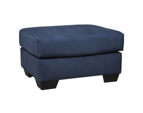 Ashley Furniture Darcy Ottoman in Blue