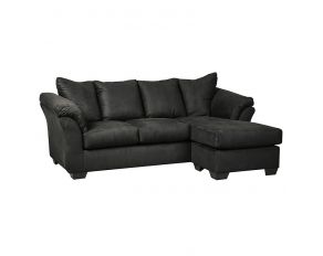 Ashley Furniture Darcy Sofa Chaise in Black