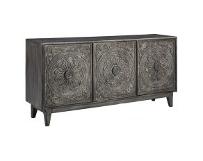 Fair Ridge Accent Cabinet in Dark Brown