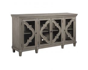 Fossil Ridge Accent Cabinet in Gray