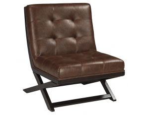 Sidewinder Accent Chair in Brown