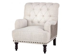 Tartonelle Accent Chair in Ivory and Taupe