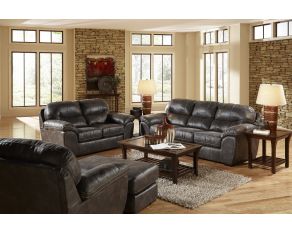 Grant Living Room Set in Steel