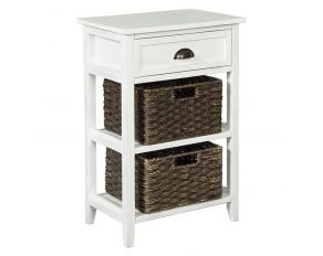 Ashley Furniture Oslember Accent Table in White