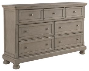 Ashley Furniture Lettner Dresser in Light Grey