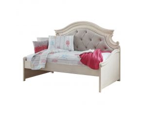 Realyn Twin Day Bed in Chipped White