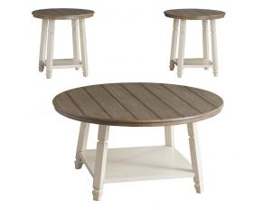 Ashley Furniture Bolanbrook Occasional Table Set in Two-tone