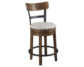 Valebeck Counter Height Bar Stool in Brown