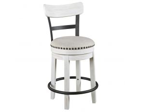 Valebeck Counter Height Bar Stool in White