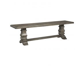 Wyndahl Dining Bench in Rustic Brown