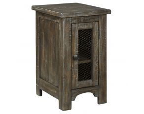 Danell Ridge Chairside End Table in Brown