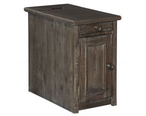 Wyndahl Chairside End Table in Rustic Brown