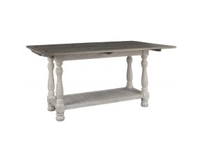 Havalance Sofa Table in Gray and White