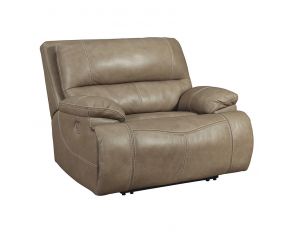 Ricmen Oversized Power Recliner in Putty