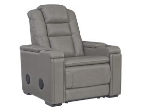 Boerna Power Recliner in Gray