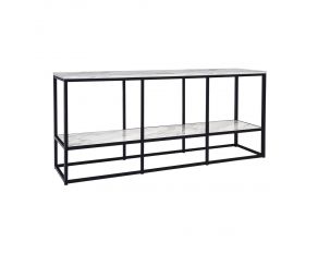 Donnesta 65 Inch TV Stand in Gray and Black