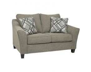 Barnesley Loveseat in Platinum