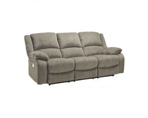 Draycoll Power Reclining Sofa in Pewter